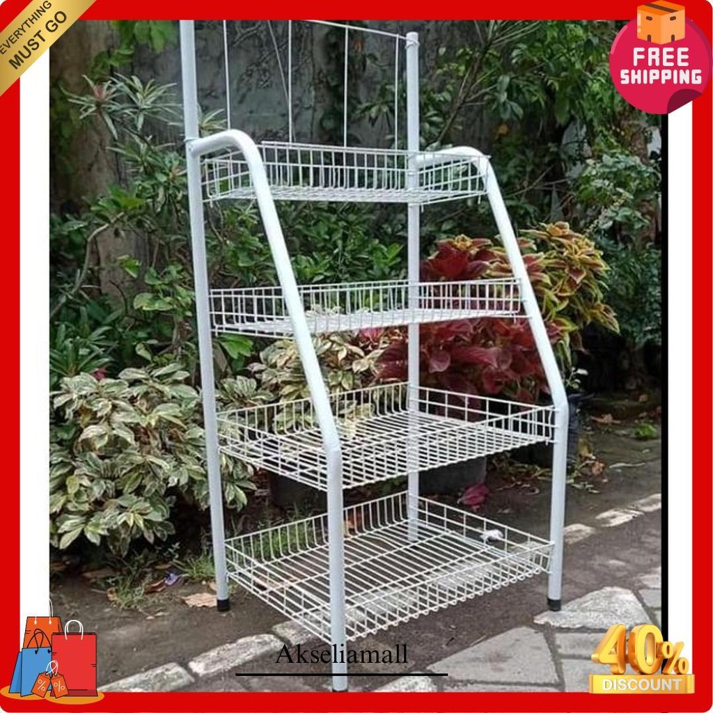 Rak Ciki Serbaguna/Rak Roti 4 Susun/Rak Roti 3 Susun/Rak Roti/Rak Ciki/Rak Serbaguna/Rak Jumbo Terla