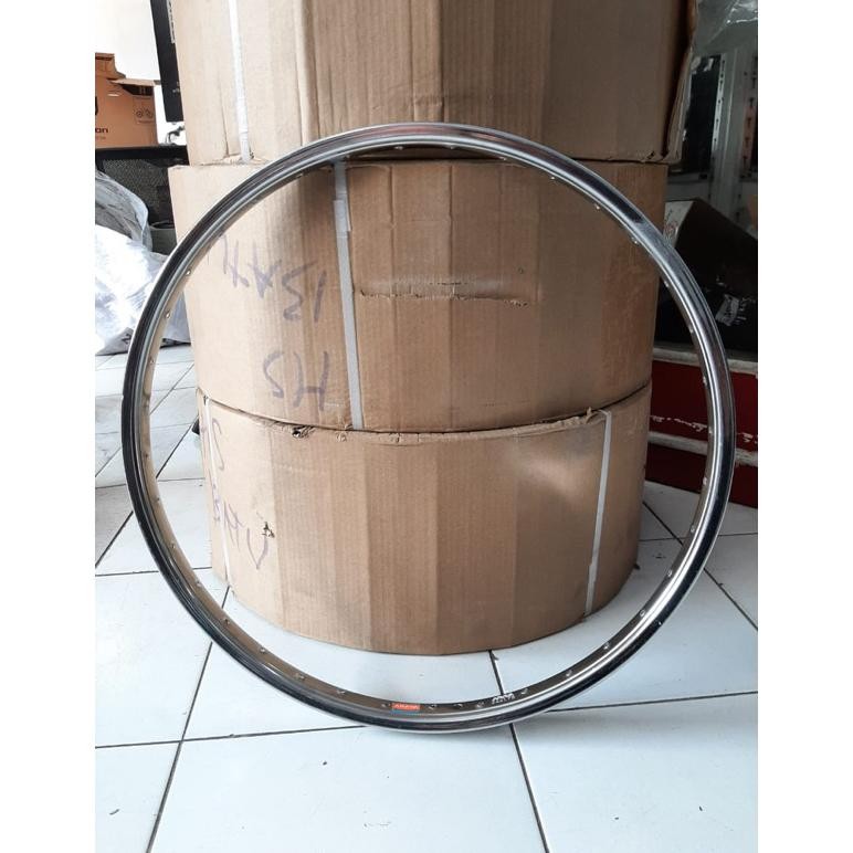 New Velg Rims 24 Murni 24 x 1.75 Sepeda Mini MTB. 36 HOLE. BESI CHROME. ARAYA