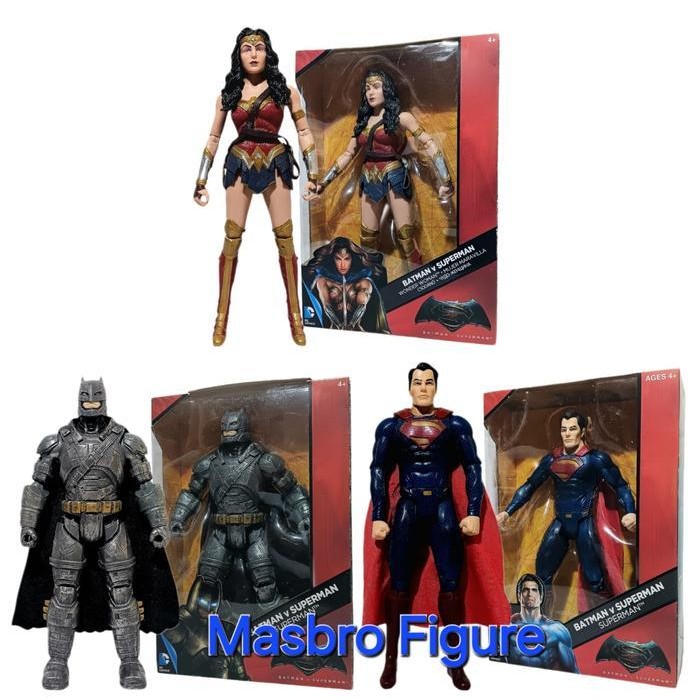 TP Action Figure Batman Vs Superman Dc Comic Multiverse Batman Armored Superman Wonder Women