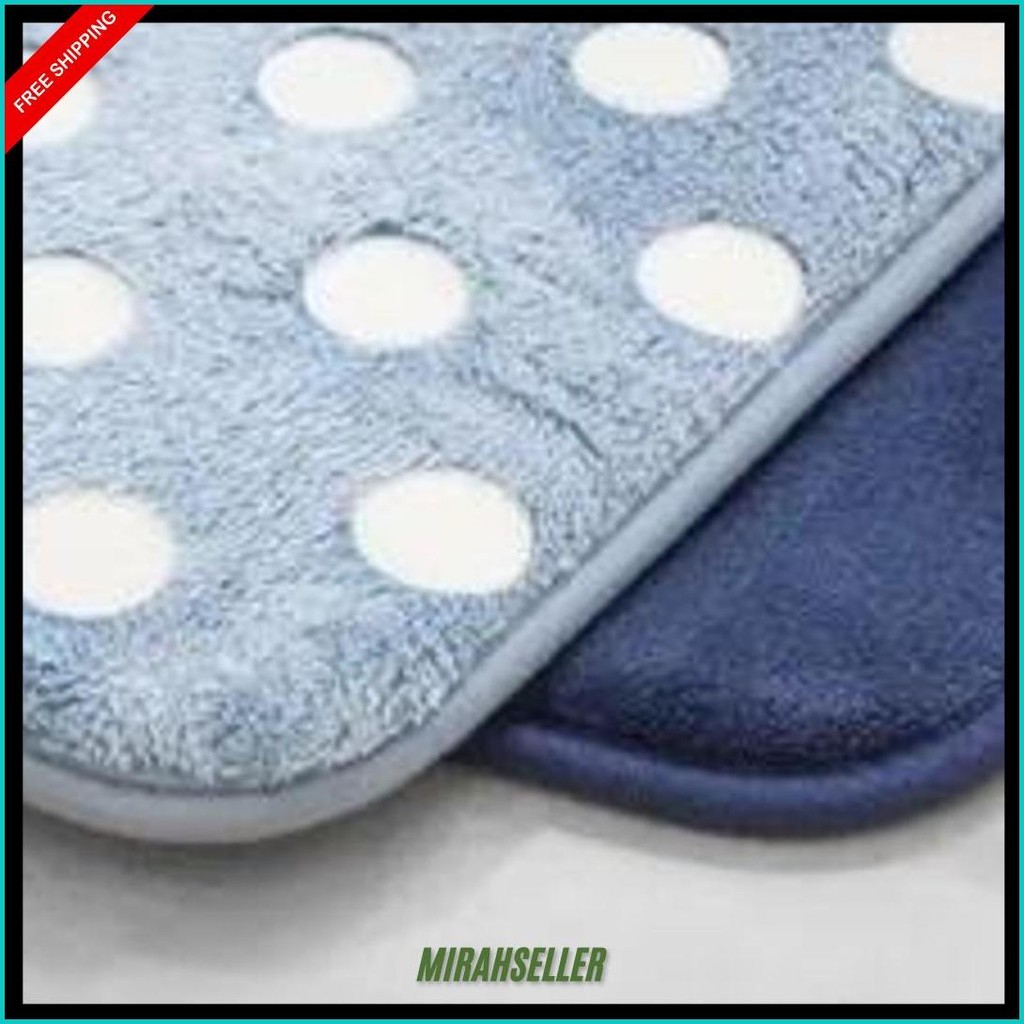 Ace Hardware Keset Kamar Mandi Bathmat Bata Empuk Set 2Pcs 40 X 60 Cm Cod