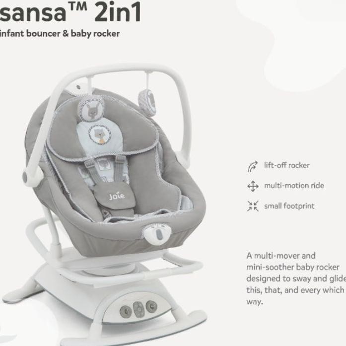 Joie Sansa 2 in 1 Bouncer Baby Swing