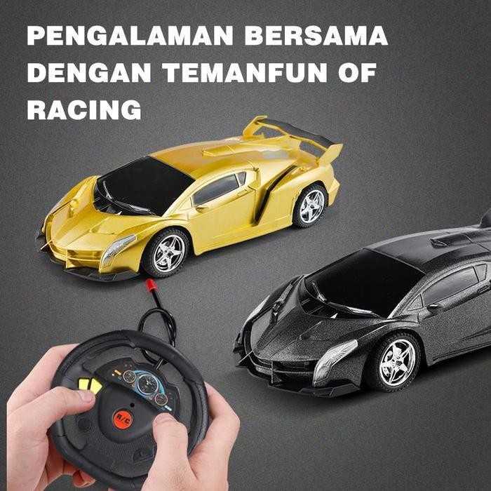 TP RC Mobil Olahraga 2.4G dengan 360 Rotasi - Mainan Edukatif Anak Skala 1:22 Toys Asli Control Perm