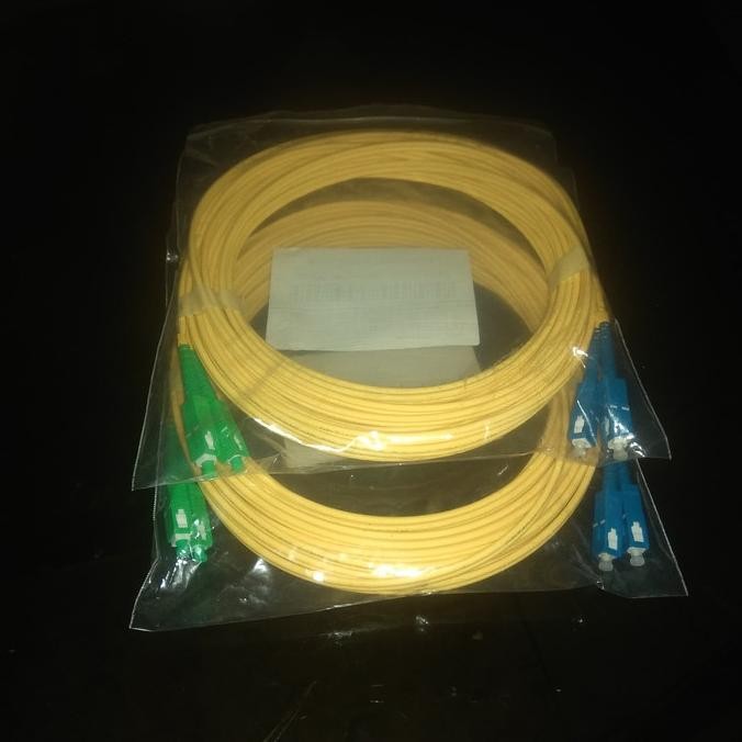 DI109 >> 10m Patchcord SC Apc - SC Upc Fiber Optic Patch Cord SC-SC Duplex