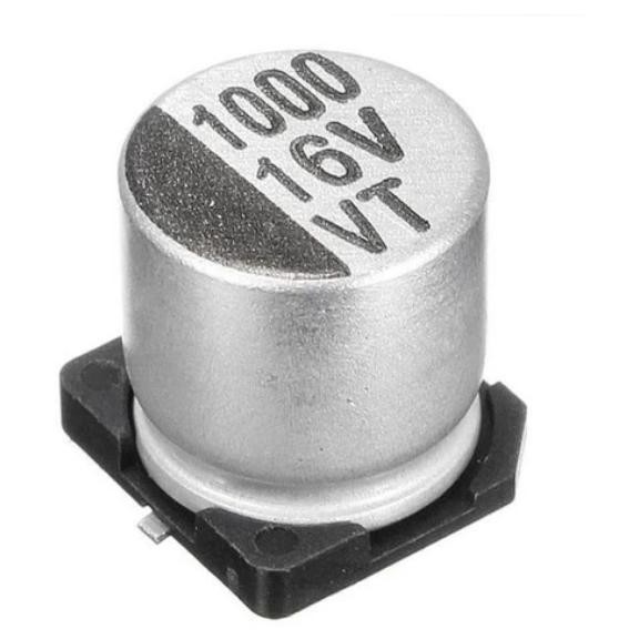 Capacitor 1000Uf 16V Solid Smd Elco Elko Kapasitor 1000 Uf 16 Volt Capasitor Allshop