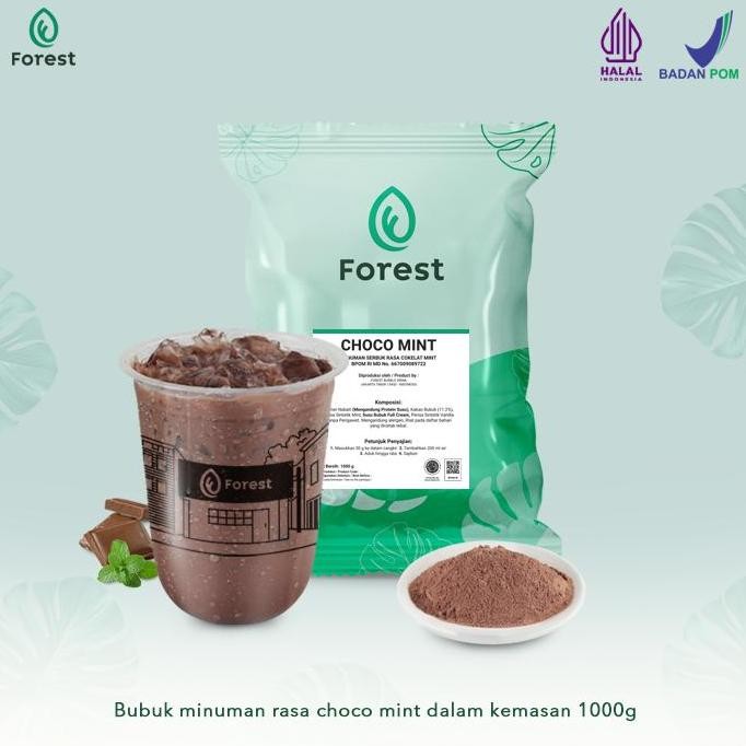 

Bubuk Minuman CHOCO MINT Powder - FOREST Bubble Drink KAR