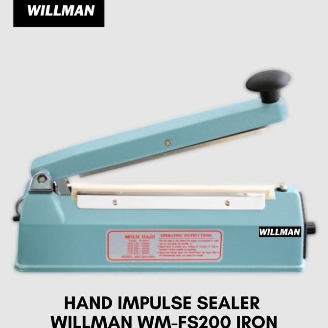 Impulse Sealer / Press Plastik 20 cm Body Besi Trafo Besar