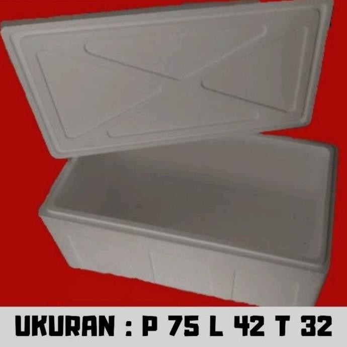 Styrofoam Sterofoam Box Kotak Ikan Tempat Penyimpanan Es Jumbo Ag 75 KAR