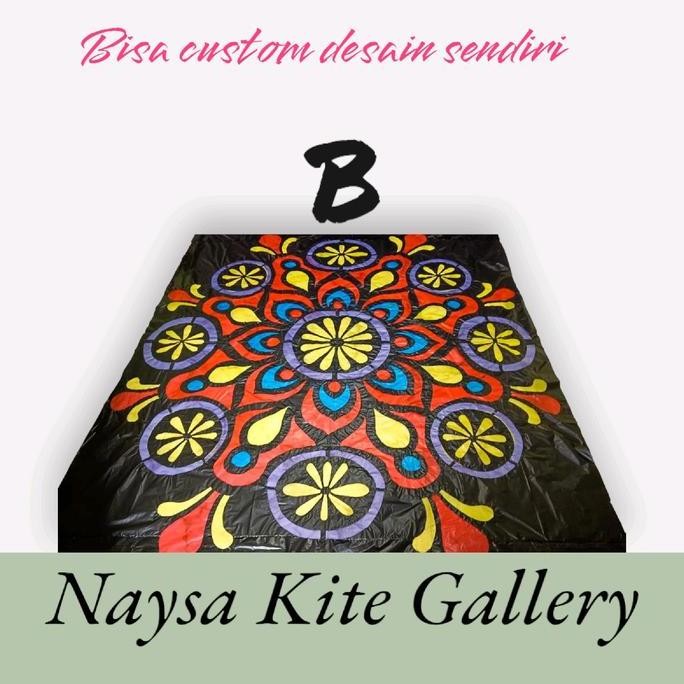 

Sampul plastik layangan motif mandala