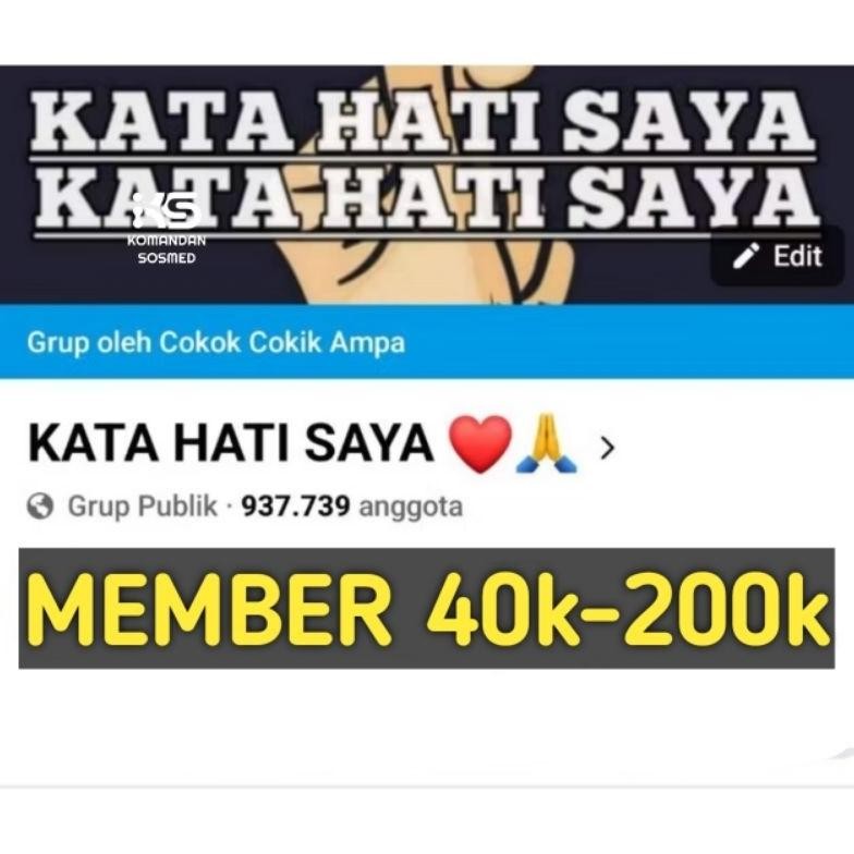 Jual Grup Facebook (Produk Sesuai Pict)