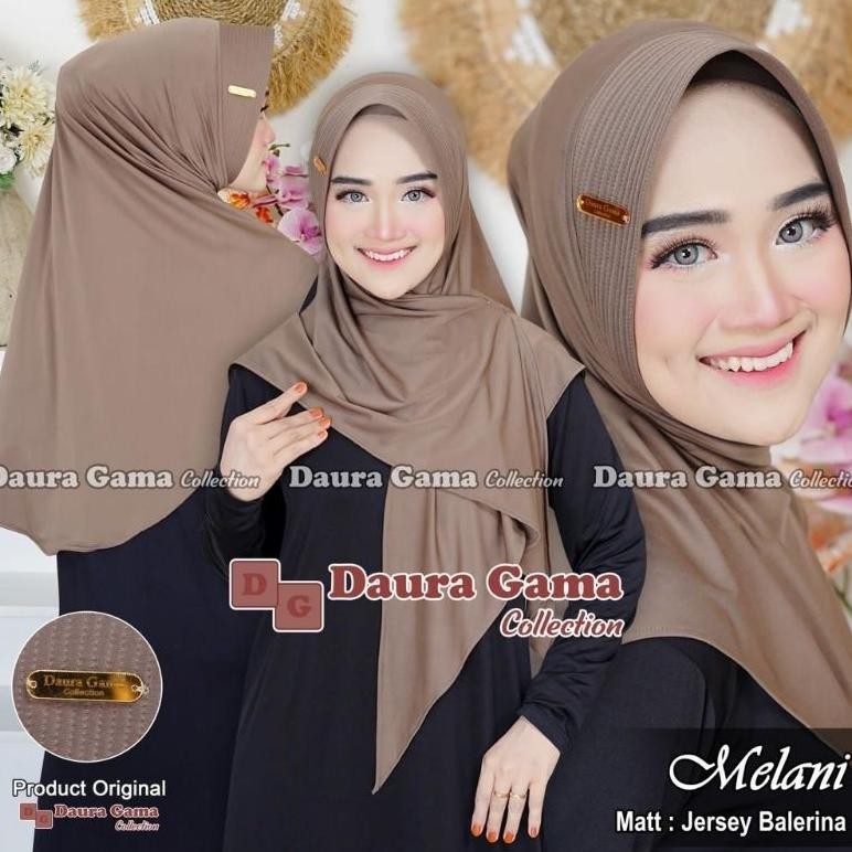 Original (Sefie) Hijab Instan Melani Jersey Ballerina Dauragama -79