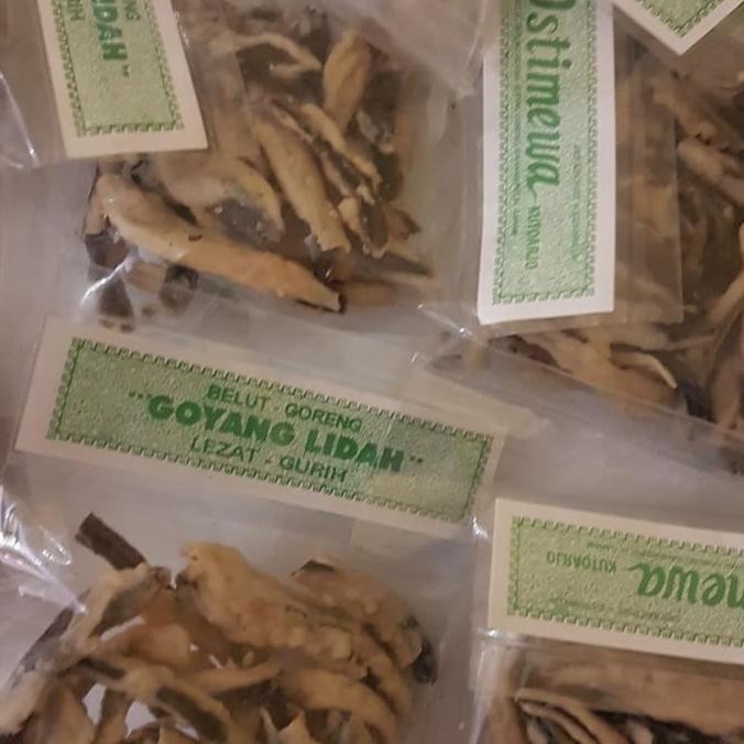 

JR26 KRIPIK BELUT KECIL GOYANG LIDAH 25 GRAM