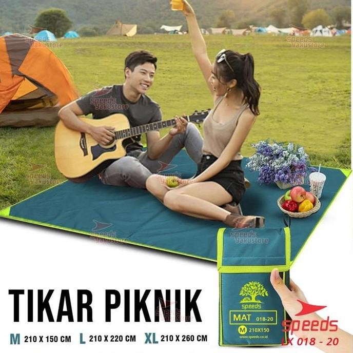 COD SPEEDS Tikar lipat picnic Tikar Camping anti air