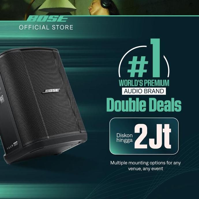 BOSE S1 PRO+ PORTABLE BLUETOOTH WIRELESS KARAOKE PARTY SPEAKER SYSTEM ORIGINAL DAN TERPERCAYA