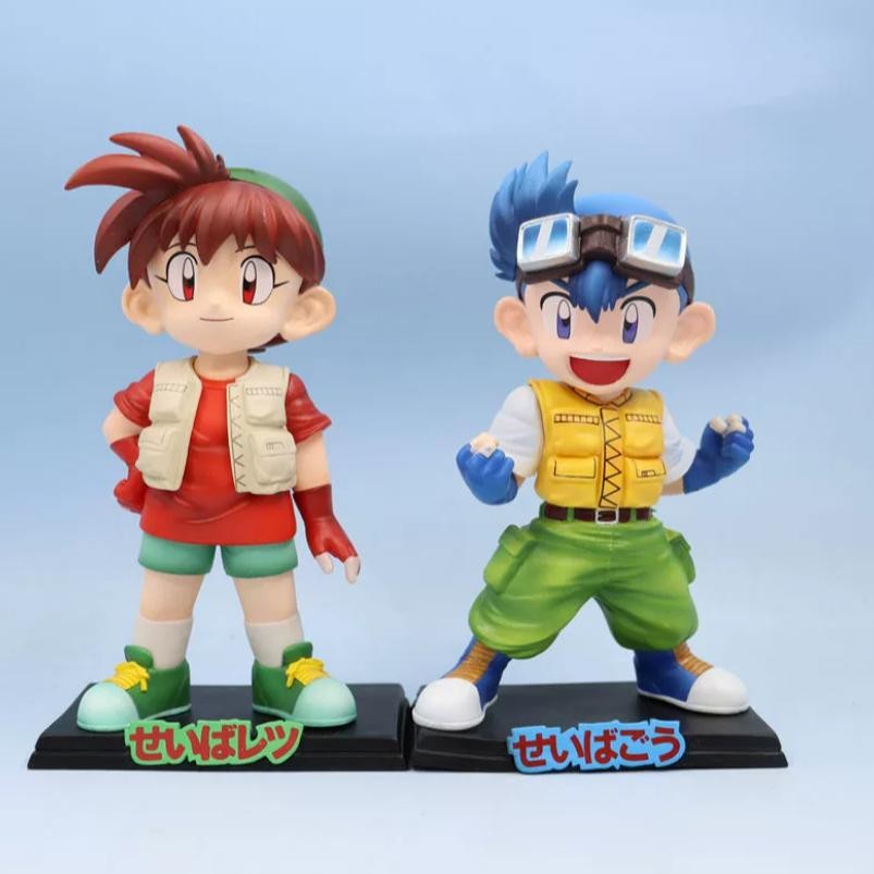 NEW MODEL Figure Anime Mini 4wd Bakusou Kyoudai Retsu Seiba dan Go Seiba Gaya Baru
