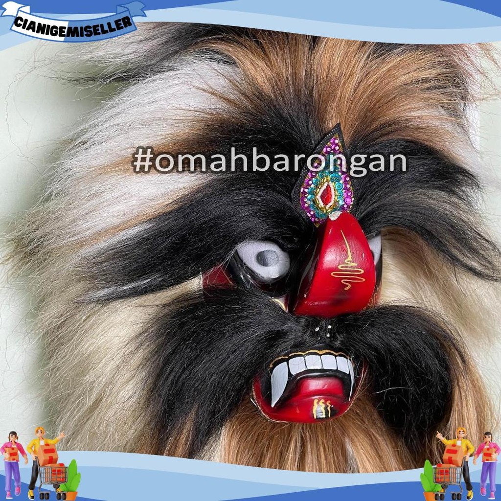 Bujang Ganong Anak Super Tebal Ganongan Pakem Pakeman Ponorogo PREMIUM