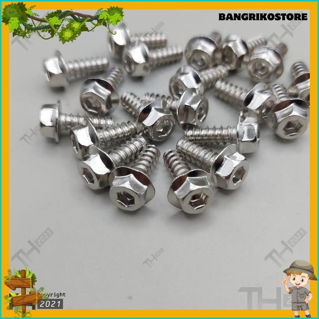 Cusss Serbu Baut Body Mio Sporty Isi 20Pcs-Baut Body Mio Smile Isi 20Pcs-Baut Probolt Body Yamaha