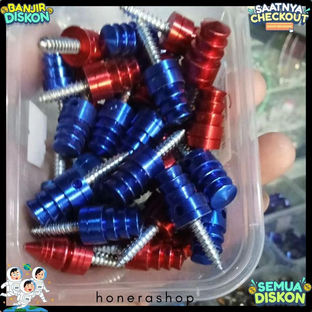 Diskon Kemerdekaan Baut Sekrup Variasi Monel Honda Yamaha Harga Perbiji