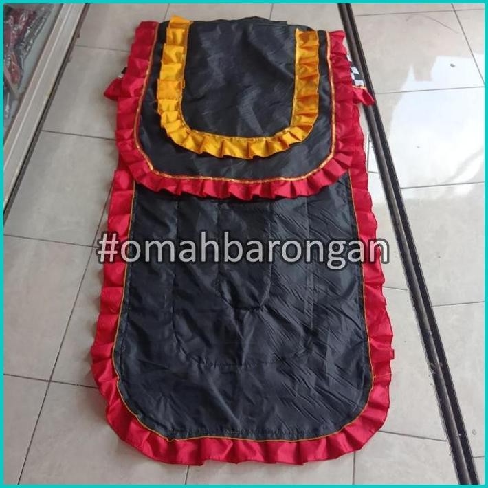Kemul Barongan Anak SD Pentas Dewasa Warna Biru Hitam Merah Kuning Hijau Gratis ongkir