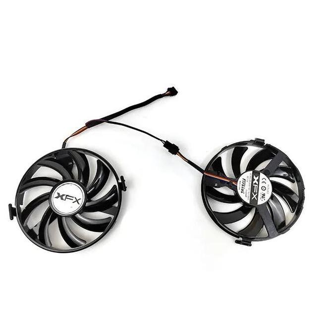 XFX FDC10U12S9-C FY09010H12LPB R9 370 GPU fan, suitable for XFX R9 380 370 R7 350 360 370, RX 460 56