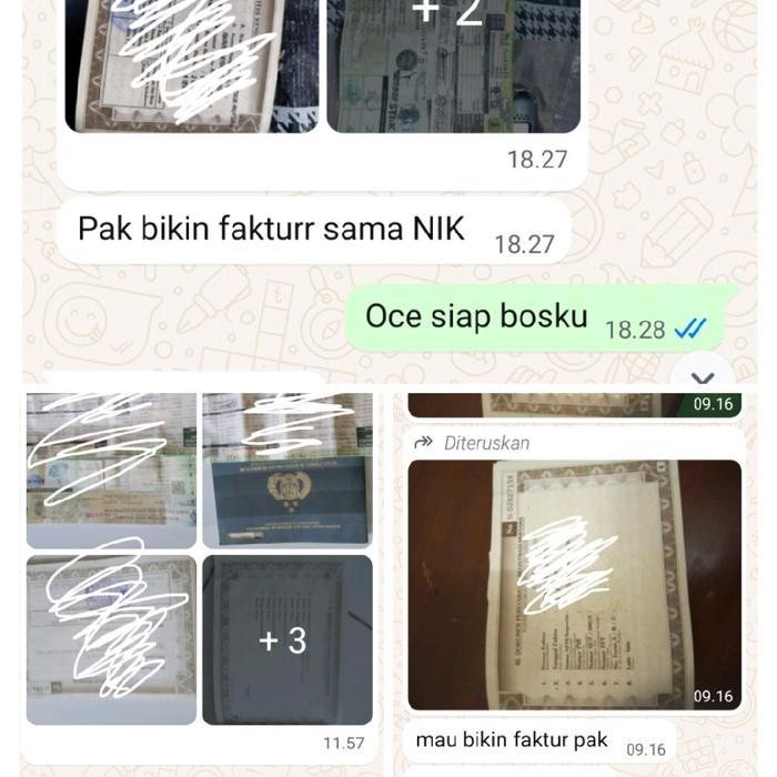 CCS faktur Kendaraan Bermotor dan Mobil dengan NIK dan Sertifikat - Car, A5li, Motorcycle