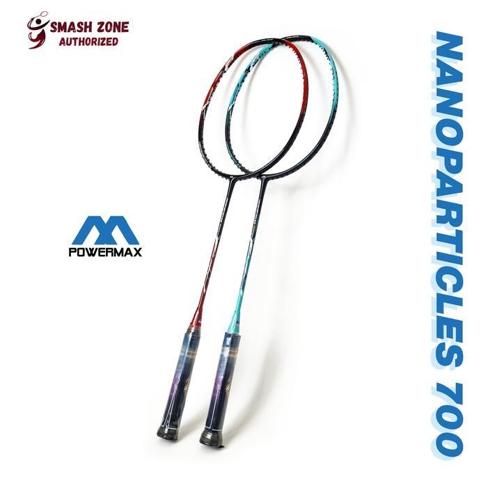 RPS Raket Badminton POWER MAX Nanoparticles 700 Original 3U 32 Lbs Racket Bulutangkis Carbon Graphit
