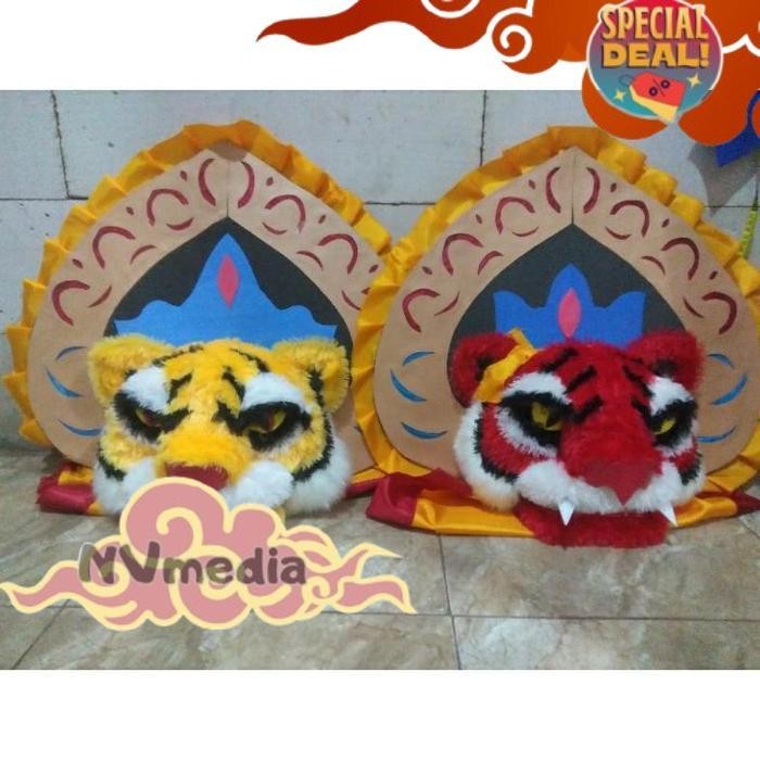 New Stock Barongan Macanan Merah Lengkap