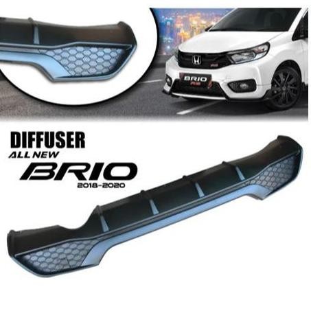 DIFFUSER BRIO SPOILER BUMPER BELAKANG ALL NEW BRIO RS 2019