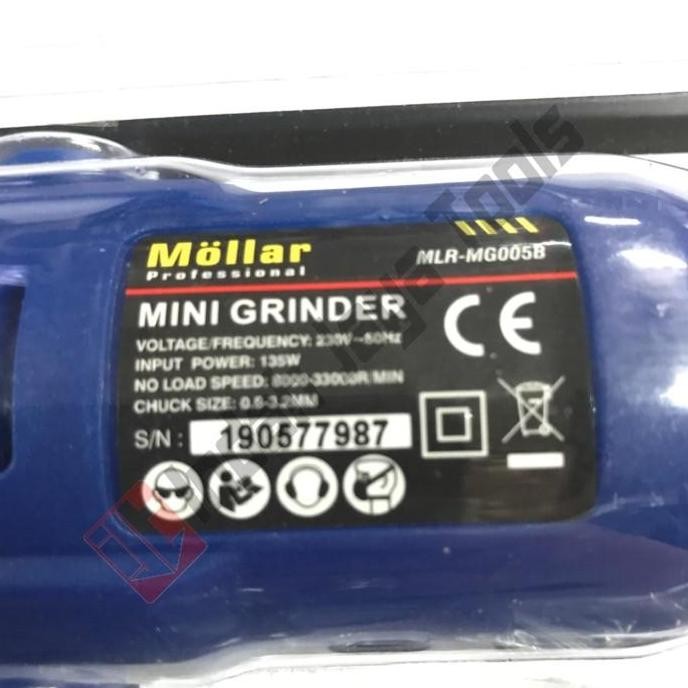 Blister Mollar Mini Die Grinder Set 40 Pcs Tuner Set Gerinda Bor Mini Kualitas Terbaik Harga Termura