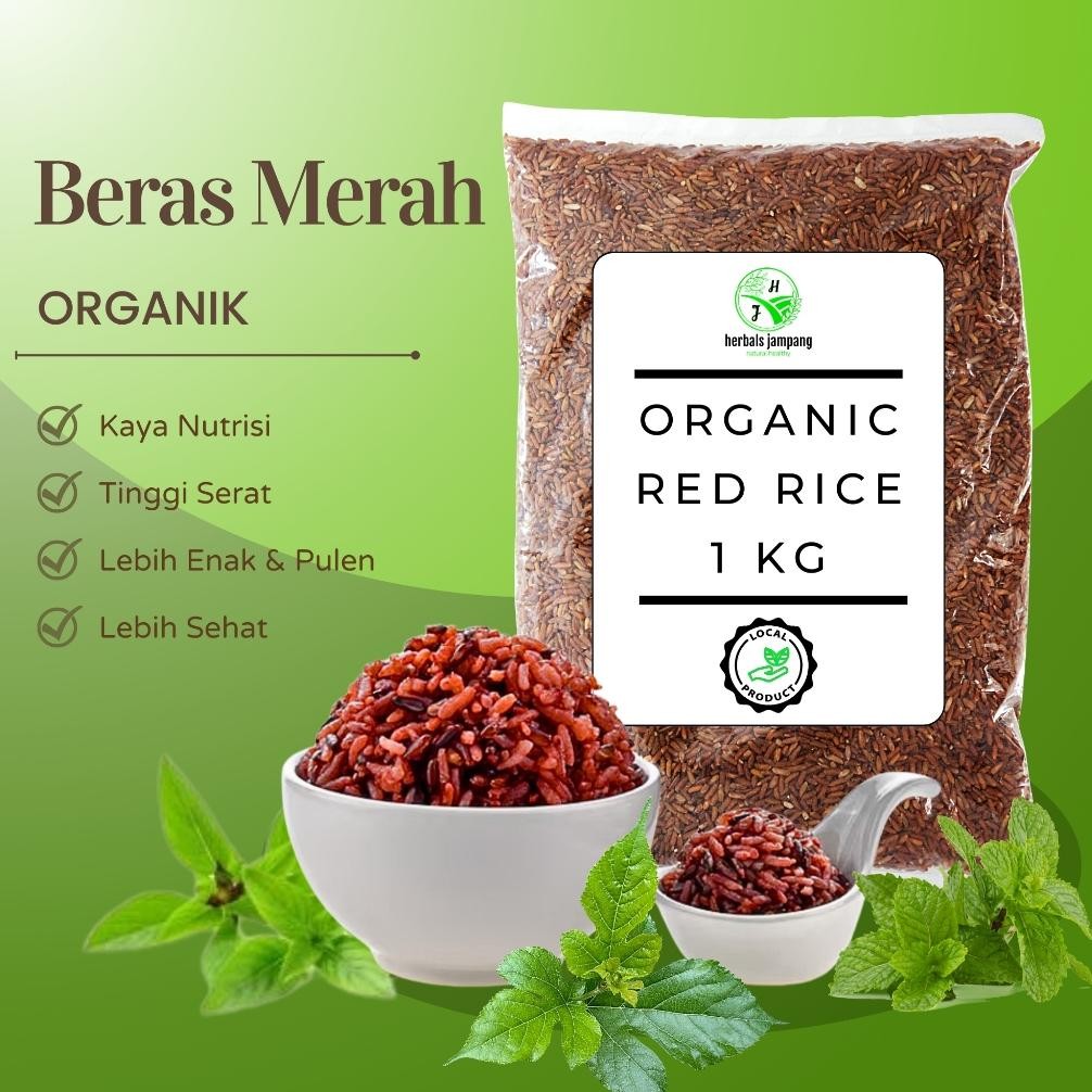 

Beras Merah Organik Kemasan 1 Kilogram Kualitas Unggul