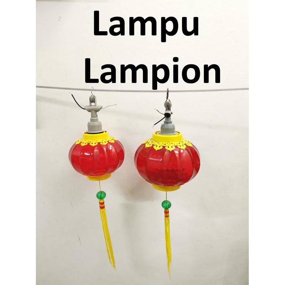 NEW Lampu Lampion Imlek Lampu Imlek Lampu Lampion Plastik Imlek Plastik