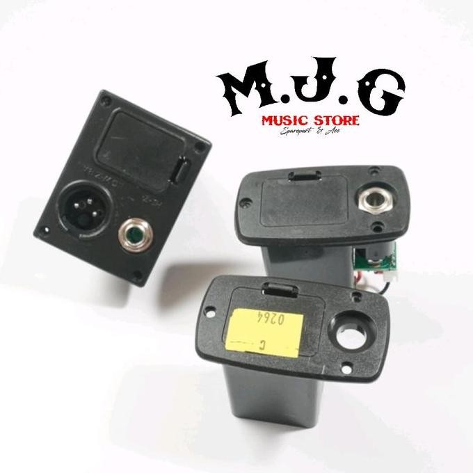baterai box gitar akustik elektrik socket baterai kotak 9v