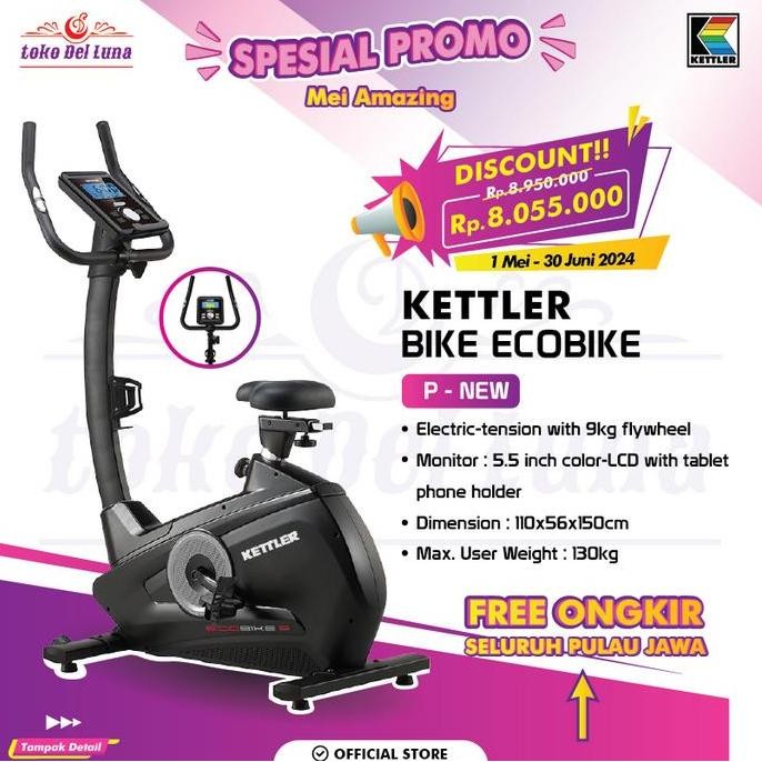 KETTLER Ecobike P New Sepeda Statis