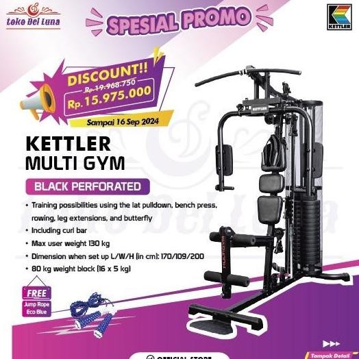 Home gym KETTLER MULTIGYM BLACK PERFORATED