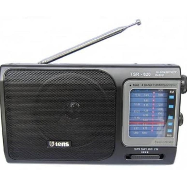TENS 820 PORTABLE RADIO FM MW SW1 SW2 VINTAGE JADUL AC DC TEMBANG KENANGAN NOSTALGIA MURAH AWET