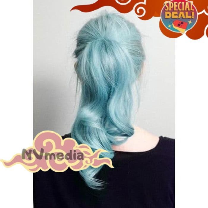 Smile Today Colore Fresco Baby Blue  Cat Rambut Biru Muda Bahan Dasar Air Tanpa Tambahan Developer