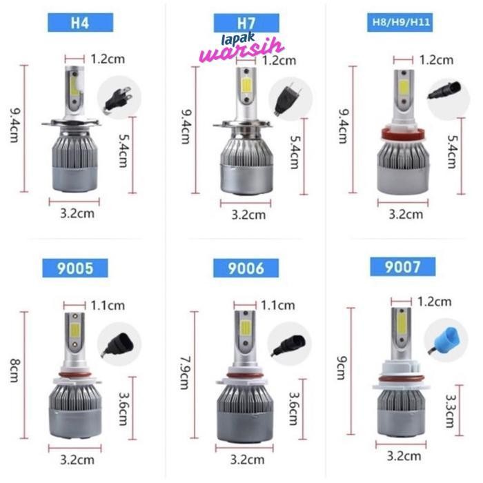 ghs-55 Up15 ORIGINAL LAMPU LED MOBIL HEADLIGHT LAMPU UTAMA MOBIL C6 H4 C6 H11 36watt| LAMPU MOBIL FO