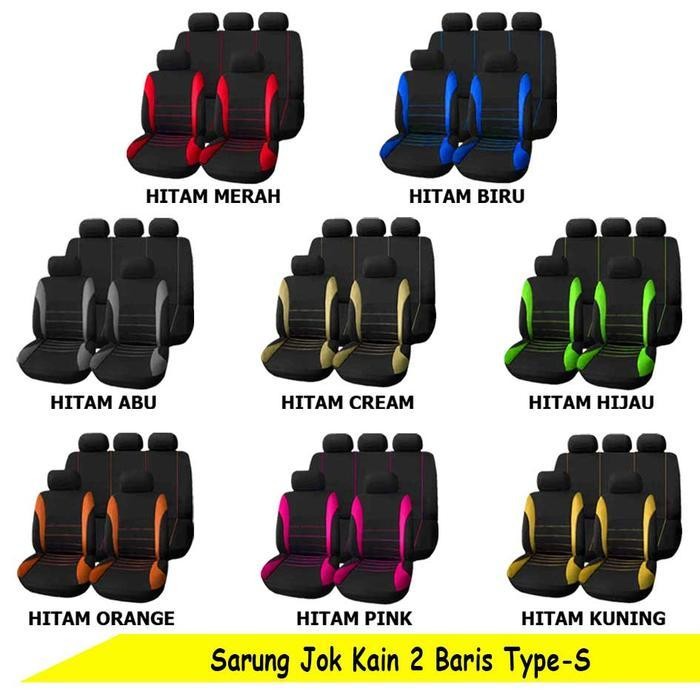 NZS Sarung Jok Mobil 2 Baris Sedan Citycar Type S - Cover Jok Kursi Mobil