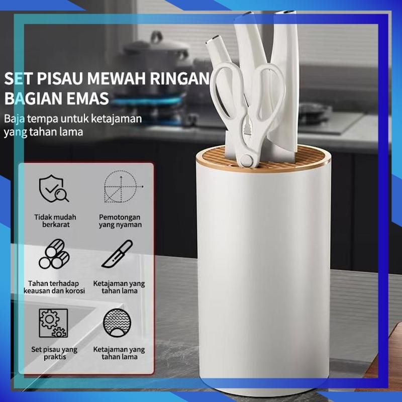 Termurah Kitchen Knife 1 Set/Chef Knife Stainless /Pisau Set Dapur /Pisau Set Kualitas Tinggi /Multi