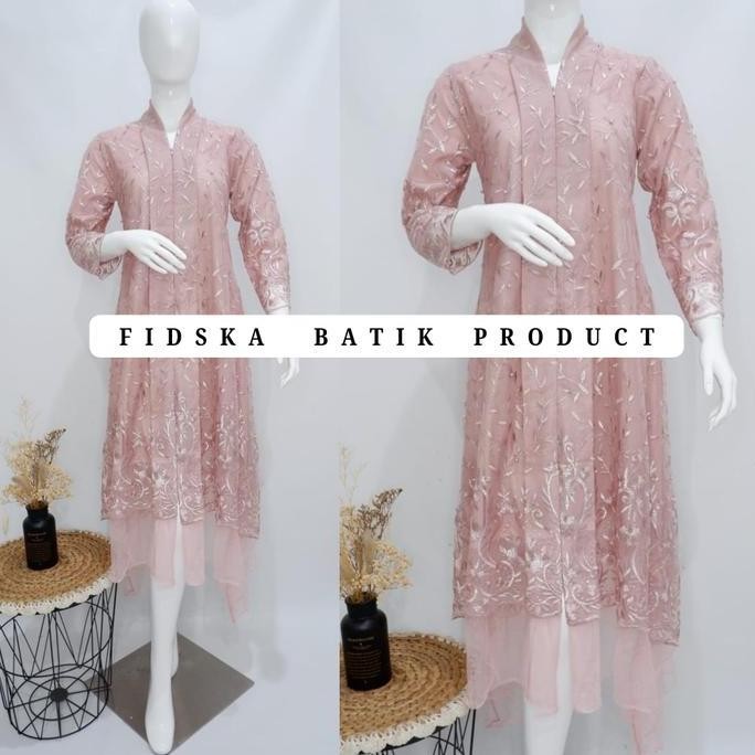 Dres Tile/ Kebaya Kondangan / Kebaya Wisuda / Kebaya Lamaran / Kebaya Langsung Tile Tangan Panjang M