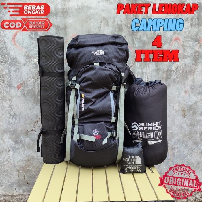 OGO PAKET LENGKAP CAMPING TAS CARRIER RANSEL GUNUNG 60 LITER TERMURAH