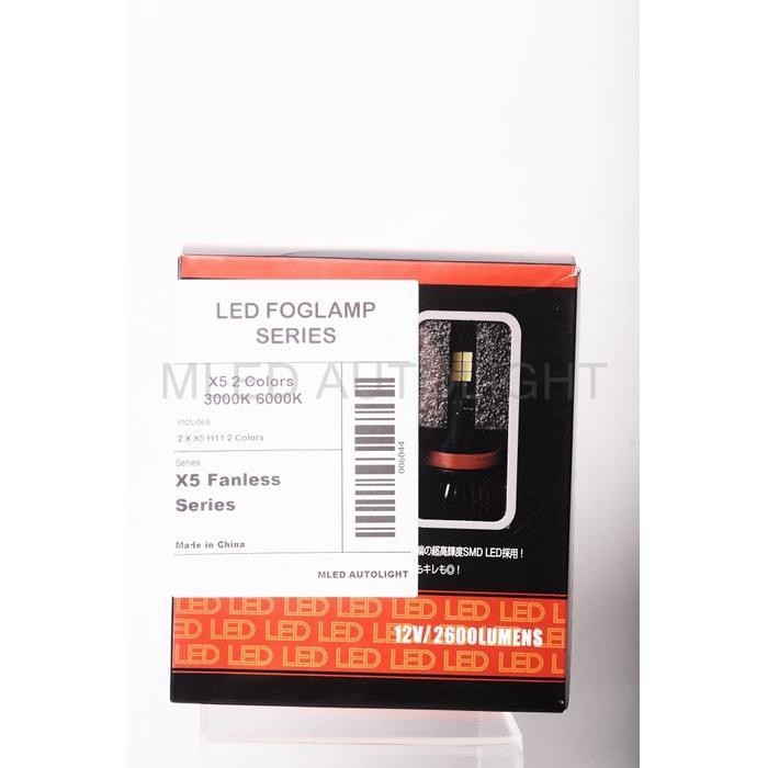 NZG LED Foglamp H8 H11 H16 2 Warna