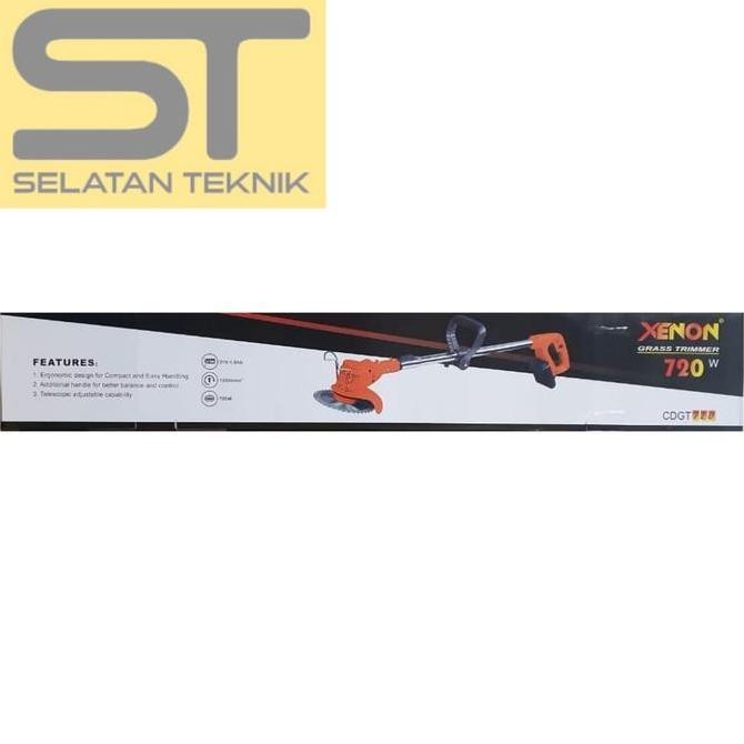 TERMURAH - xenon cdgt 360 cordless grass trimer 2 battery