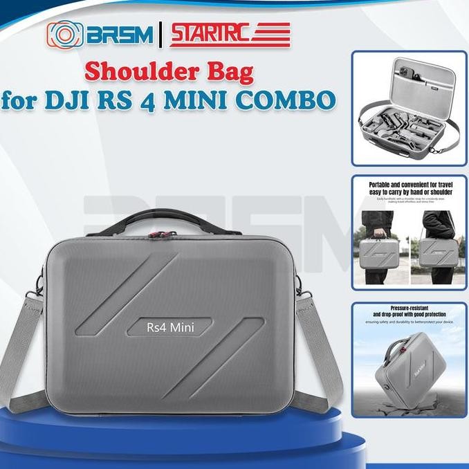 STRC Tas Shoulder Bag For DJI RS 4 MINI COMBO Ronin Stabilizer Handbag Storage Gimbal Camera Accesso