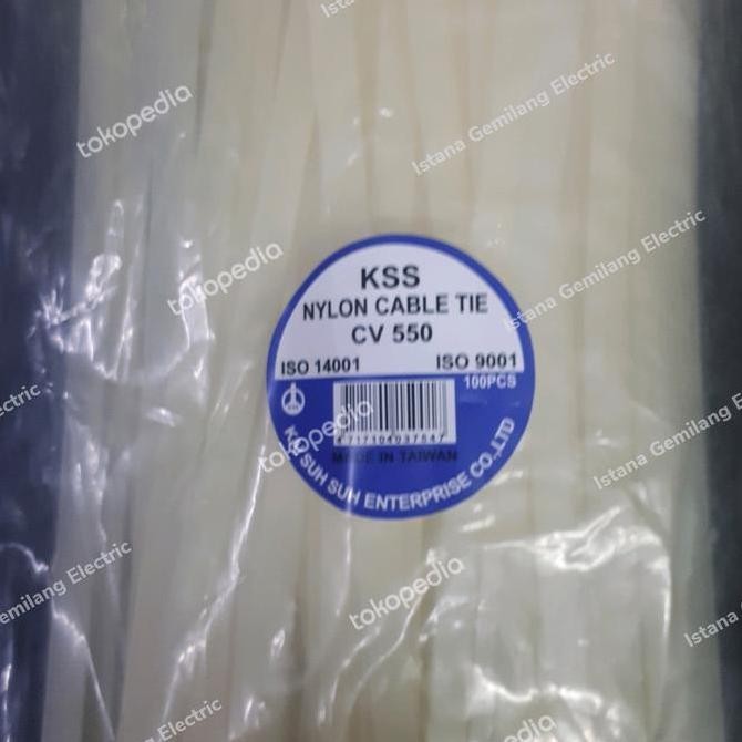 

PROMO DISKON - Kabel Ties LT-0 LT0 x 9 KSS Warna PUTIH @00pc