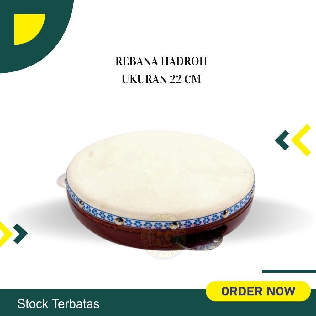 Gendang Anak Rebana Hadroh Ukuran 22 Cm