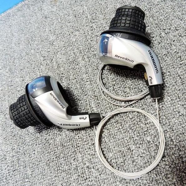 Premium Shifter Revoshift 3 7 21 Speed R45 R47 Shimano Kiri Kanan Operan Gigi Sepeda Lipat Sepasang 