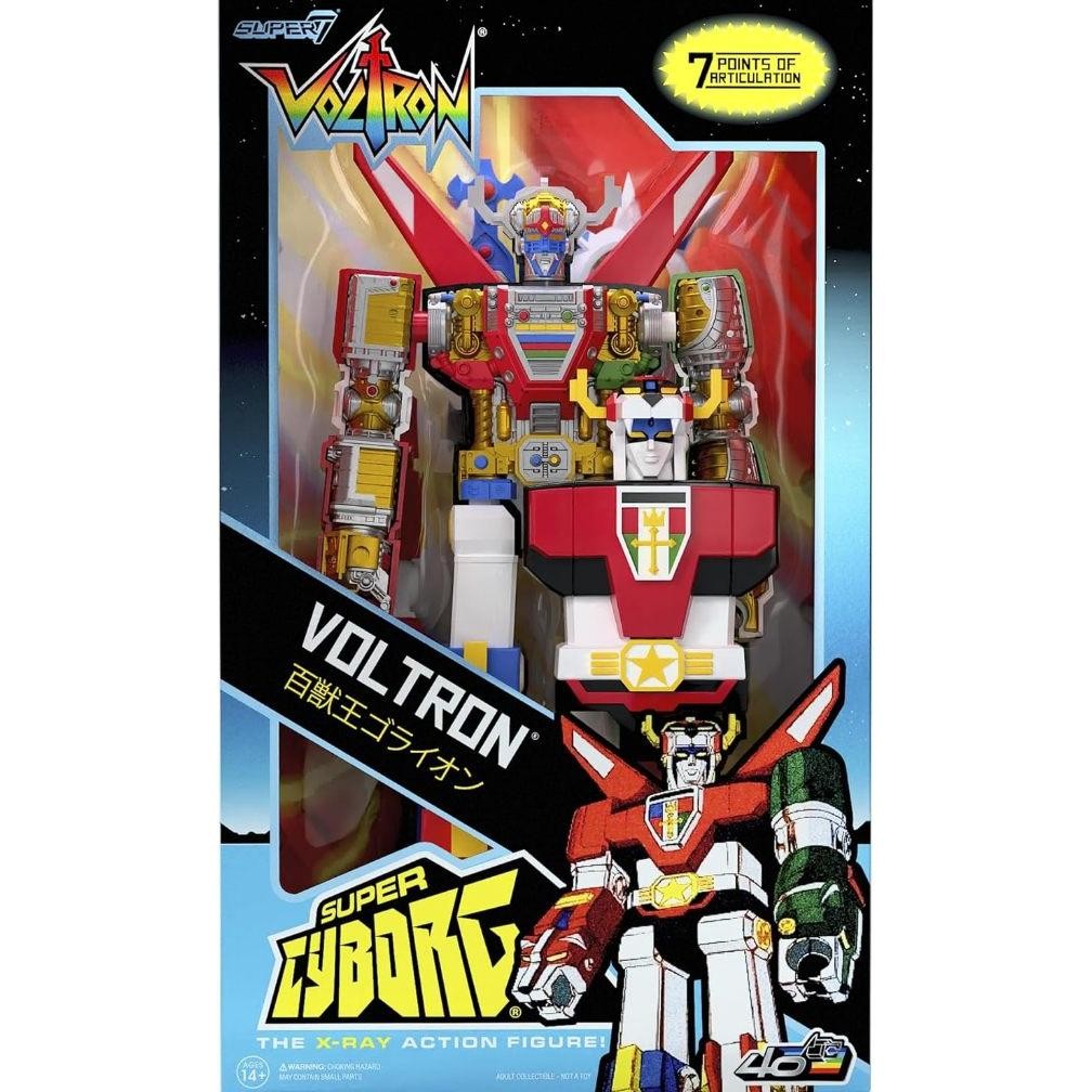 SUPER7 VOLTRON DEFENDER OF THE UNIVERSE (SHOGUN) - 9,5 CM VOLTRON ACTIONFIGUR MIT ZUBEHR VINTAGE