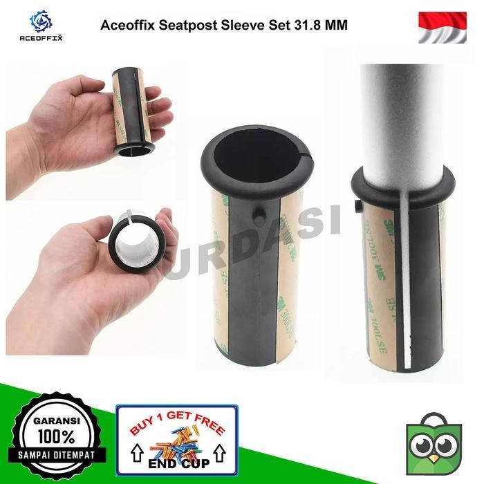 Aceoffix Bromton Seatpost Sleeve Set 31.8 Mm Pelindung Seatpost