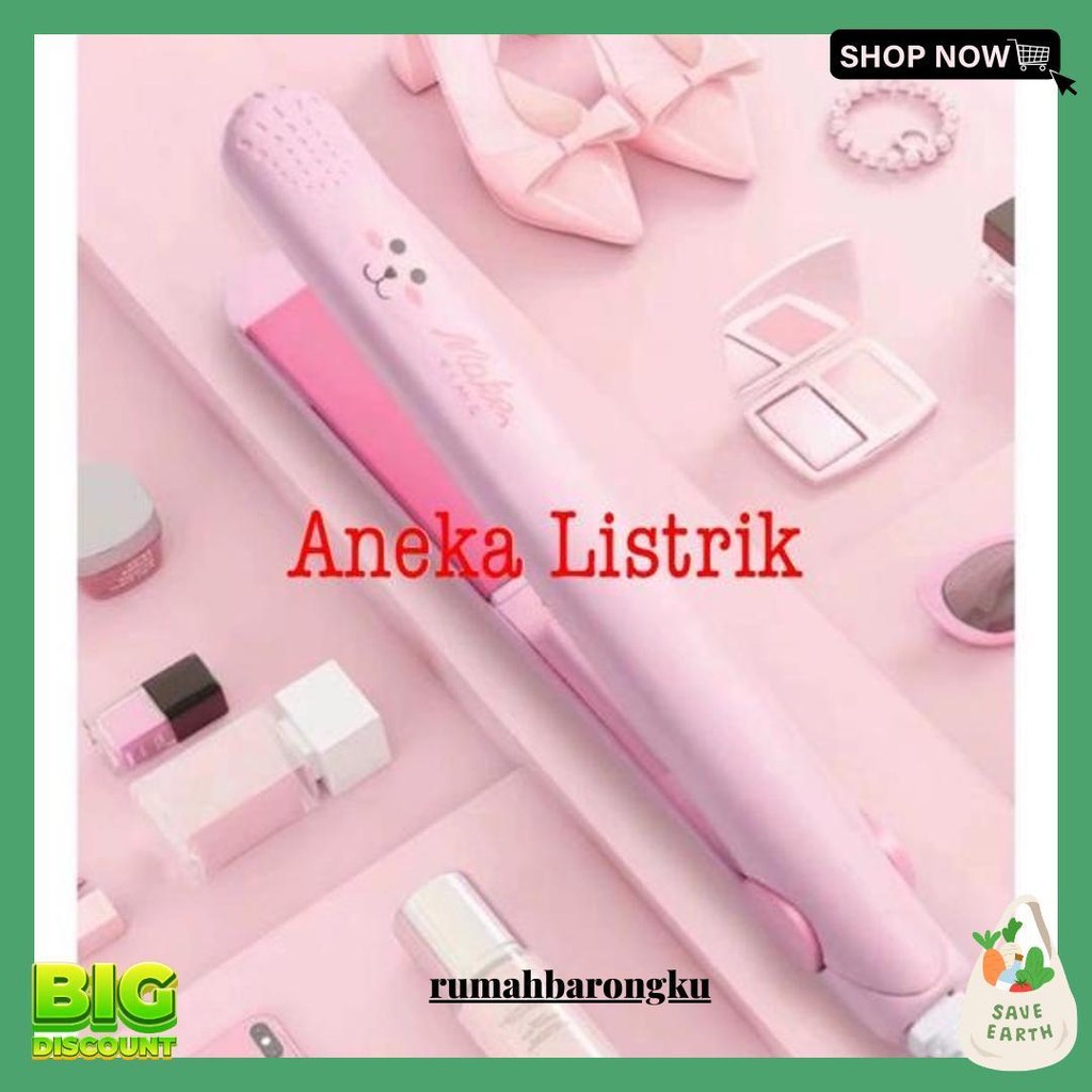 Catokan Mini Sonar Lurus Dan Keriting - Catok Rambut 2 In 1 Bagus Murah Terlaris