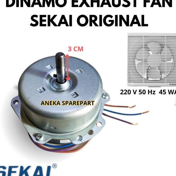 Dinamo Motor Exhaust Fan Sekai